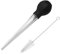 Turkey Baster, Meat Baster Pipette Turkey Baster Angled Turkey Baster Syringe Baster Meat Baster Turkey Baster for Aquarium Heat-Resistant Baster with Cleaning Brush for Cooking BBQ Grill Baking (B)