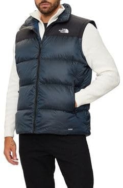 The North Face NF0A899499O1 M DIABLO DOWN VEST Gilet sportivo Uomo SHADY BLUE BLACK HEATHE Taglia M