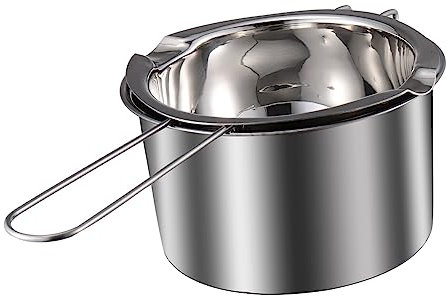 Ciieeo 1 Set crogiolo padella double vasetti bomboniere pentola per fonduta di cioccolato strumenti fai da te olla stufa cioccolatini pentola a doppia caldaia pentola con acqua bollente