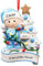 Witfox 2024 Decorazioni Natalizie Personalizzate Con Nome - Primo Natale del Bambino, Regalo Neonato, Ornamento Personalizzato per Ragazzi, Nipoti, Blu