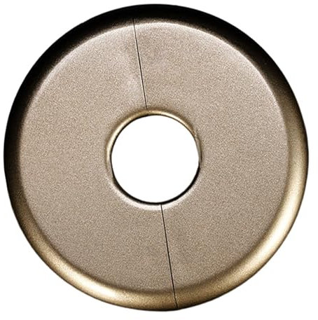 Sharplace Wall Flaw Concealer Cap Wire Vent Cover Wall Mounted Wire Hole Cap Pipe Concealment Cap for Faucet Valves Dishwashers, Gold