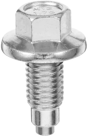 CHILDWEET Ölablassschraube Für Autowanne Getriebe Der Unteren Einheit Luft Ölauffangwanne Ventil Spender Kraftstoffförderpumpe Sieb Ölwechselset Betrieben Einziehbar Rostfreier Stahl Silver