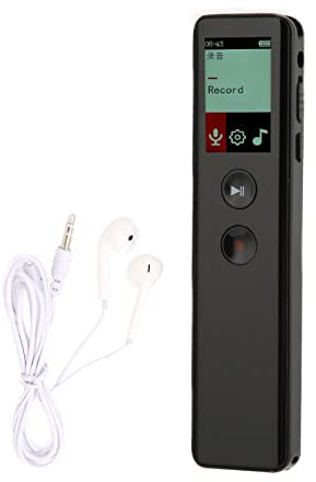 Digital Voice Recorder Tragbarer USB -wiederaufladbares Aufnahmegerät mit WMA MP3 Player 32GB (16GB)
