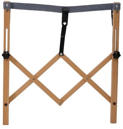 Tumbona Plegable con Respaldo de Madera - Ligera y Portátil, Ideal para Jardín, Playa, Terraza y Piscina - Mueble de Exterior Ergonómico y Resistente - Fácil de Transportar y Almacen