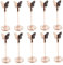 Table Number Holders 10Pcs 5 Metal Elegant Decorative Rose Gold Place Card Holders with Butterfly Menu Memo Clips for Wedding Party Favors