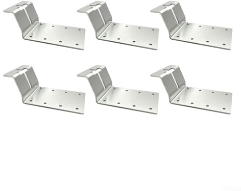 Besttoolifes Robuste Edelstahl-T-Pfostenhalterung für Zaun, Außenschild, Briefkasten und Gartenpfosten, rostfreie, verstellbare Zaun-Hardware-Halterung,