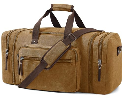 Erweiterbare Reisetasche 70L, Kompakte Sporttasche Herren Damen