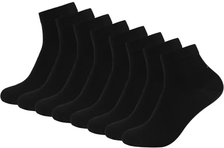 Joop! 4 Paar Herren Strümpfe Organic Cotton Quarter Socken, Farbe:Schwarz, Größe:39-42, Artikel:-9999 black