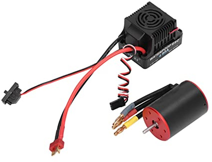 Moteur brushless 3650 3100KV, variateur électronique 80A, câble court pour voiture RC 1/8 et 1/10