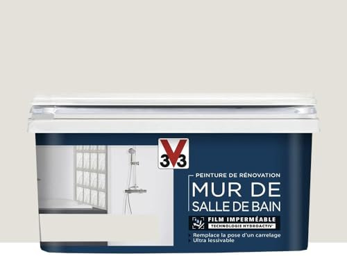 V33 Peinture de rénovation Mur de Salle de Bain Plume 2 L