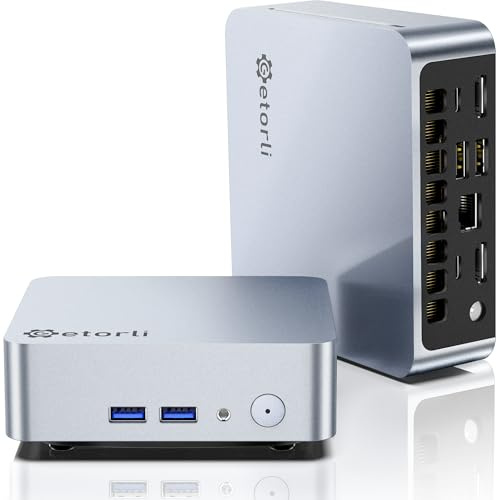 Getorli Mini PC AMD Ryzen 5 3500U (4C/8T, Max 3.7GHz) Small Desktop Computer 16GB DDR4 RAM 512GB NVMe SSD Budget Micro Compact PCs 4K HD Dual HDMI WiFi 6 BT5.3 Prebuilt OS-Home Office Gaming Streaming