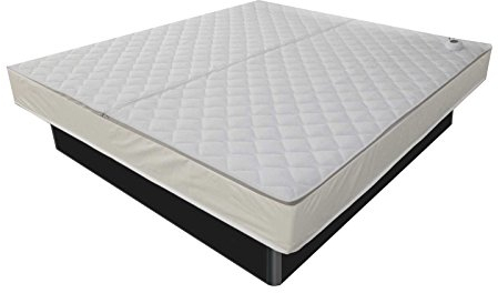 Dual (2 Kammern) Softside Wasserbett Komplett inkl. Unterbau (Podest) (20225)