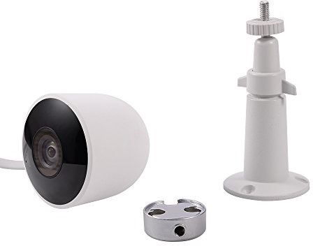 HOLACA Compatible for Nest Cam Wall Mount Versatile Aluminum Bracket Compatible for Nest Cam Outdoor Security Camera (1Pack)