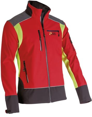 PSS Softshelljacke X-treme Shell Rot/Gelb Gr. M