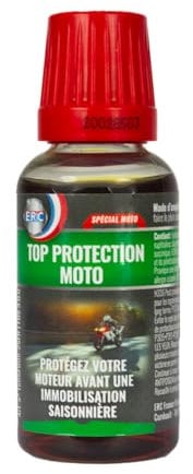 ERC – [TOP Protection Moto] | Protège votre moteur pendant le stockage & l’hivernage | Préserve de la corrosion & formation de dépôts | Stabilise le carburant & optimise son pouvoir lubrifiant| 50 ml