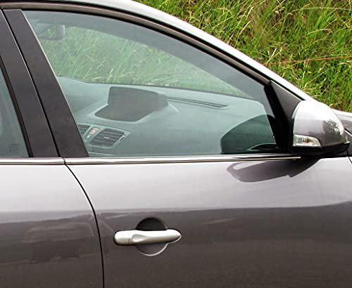 Luxyline Baguette chromée de Contour inférieur des vitres Renault Mégane III 08-12 Mégane III Phase 2 12-13/I