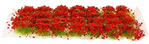 EXCEART War World Scenics Gras Gaming Base Flores Hierba Planta Maqueta Planta Planta Planta Estática Hierba Hierba en Miniatura Ornamento Ferrocarril Maqueta Paisaje Diorama Accesorios