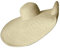GOWEGB Grand chapeau de plage pour femme avec écran solaire - Chapeau de paille surdimensionné - Protection solaire, a-beige, taille unique