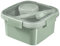 Curver 249947 Boîte de Conservation, Lunch Box Carree 1,1L avec Couverts-Recycle (Smart ECO Line)