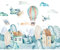 decomonkey Fototapete Flugzeuge 350x256 cm Tapete Fototapeten Vlies Tapeten Vliestapete Wandtapete moderne Wand Wandbild Schlafzimmer Wohnzimmer Kinderzimmer Natur Wald