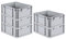 PROREGAL SparSet 5x Eurobox NextGen Grip | HxBxT 17x30x40cm | 16 Liter | Griffe geschlossen | Grau | Eurobehälter, Transportbox, Transportbehälter, Stapelbehälter
