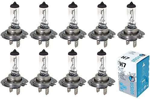 MelTruck® 10 lampadine H7 24 V 70 W PX26d E4 con filtro UV per camion veicoli con lampadine alogene
