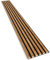 Lameo Lamellenwand 275x30x2,5cm - Holzpaneele - Wandverkleidung - Schalldämpfende Platten - Akustikpaneele - Wandpaneele Holz - Lamellenvorhang - Lamellenwand für Hause (Wotan Eiche)