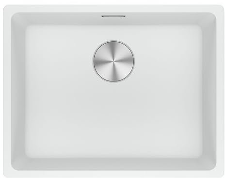 Franke Maris MRG 110-52 Glacier 125.0683.182 - Fregadero de granito (funcionamiento manual)