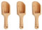 Tabanzhe 3-Piece Mini Handheld Wooden Salt Spoon Set - Versatile Natural Wooden Spoons for Bath Salts, Candies, Honey, Spices, Sugar, and Tea Powders, Your Everyday Kitchen Companions