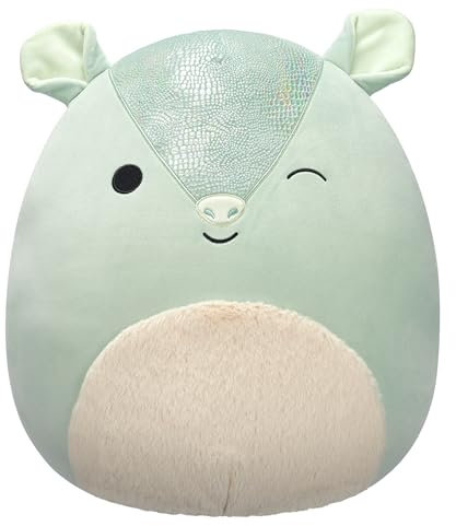 Squishmallows SQCR06649 - Arilla das Gürteltier 40 cm, offizielles Kelly Toys Plüsch, superweiches Kuscheltier