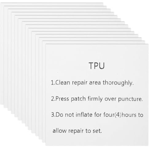 BCTHLBF Tent Repair Tape, 30 Inflatable Repair Kit, Paddling Pool Patch RepairTent Repair Kit, Air Bed Repair Patches TPU Patches Repair Sticker for Awnings, Swimming Pools Bed Boat Castles