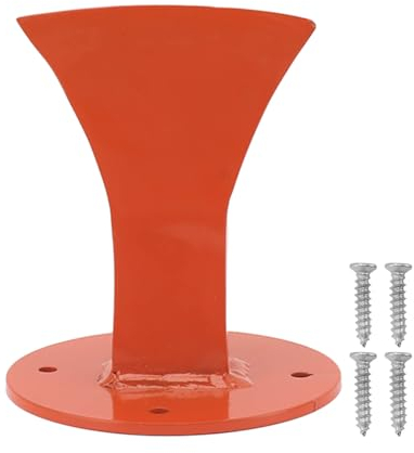 Kuuleyn Firewood Splitter,Splitting Knife Tool,Manual Log Splitter,Non Slip Safety Log Splitter,Orange Forged Steel Log Splitter for Indoor and Outdoor Use