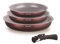 Set de 3 poeles - ARTHUR MARTIN - AM8866 - Tous feux dont induction - 20/24/28 cm + 1 poignée - Aluminium - Revetement céramiq