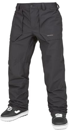 Volcom Roan Snowboard-Skihose für Herren, Schwarz, Größe L