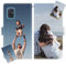 JGOYGYI Personalisierte Leder Handyhülle kompatibel mit Samsung Galaxy A51 4G,Individuelle Eigenem Foto Bild Text Bildern Foldable Flip Klapphüllen Case hülle+Handykette