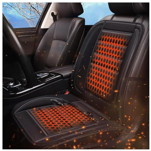 Beheizbare Sitzauflage Auto, Intelligente Steuerung Autositzheizungsauflage 12v, Bequem Universell Sitzkissen Beheizbar, Winter und Herbst,Nr.4-1Packung