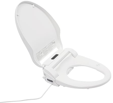 Bidet Toilettensitz, Ferngesteuerter Toilettendeckel mit LED-Anzeige Einstellbare Temperatur Elektronisch Beheizter Intelligenter Toilettenabdeckungssitz