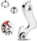 1PCS Cycling Bicycle Rear Gear Transmission with Screw, Aluminium Alloy Bike Rear Derailleur Hanger, Bicycle Tail Hook for Adapter Replace Part Frame Mountain Road Racing Cycling