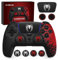 Darno Cover antiscivolo per controller PS5, accessori per controller PS5, 6 pezzi, con adesivo per touchpad, cover morbida in silicone per controller PlayStation 5 DualSense