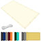 Toldo Vela Impermeable Rectangular 2 x 4 m Protección Rayos UV Toldo Parasol Terraza Resistente Al Agua Viento para Terraza Balcon Exteriores Jardín, Beige