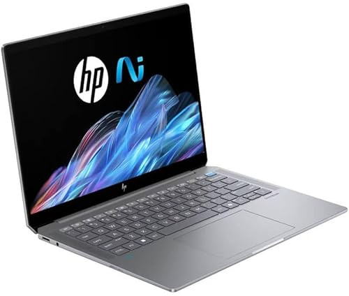 HP OmniBook Ultra 14-fd000na Laptop, Silver, AMD Ryzen AI 9 365, 16GB RAM, 512GB SSD, 14 2240x1400 2.2KUHD Touchscreen, 1 YR WTY + EuroPC Warranty Assist, (Renewed)