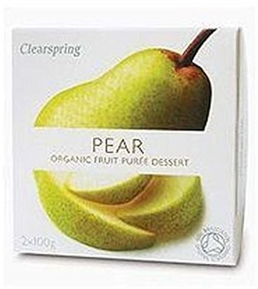 Clearspring Fruit Puree Pear 2 X 100g x 5 (Pack of 5)