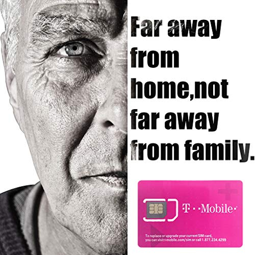 T-Mobile USA SIM mit unbegrenztem* Datenvolumen in 5G -4G / LTE Geschwindigkeit 30 Tage gültig