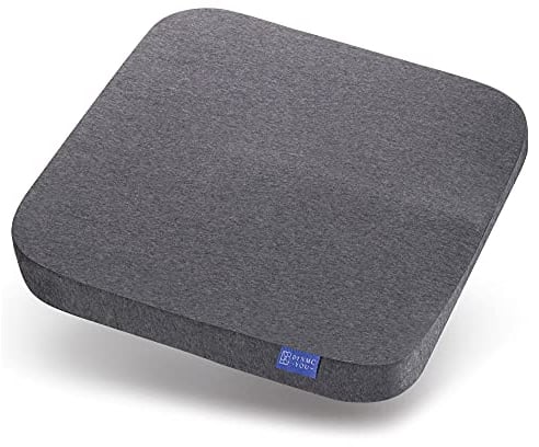 DYNMC you Sitzkissen Stuhl – Ergonomisches Keilkissen Rücken – Von Experten Entwickelt – Sitzkissen für Bürostuhl, Auto & Sofa – rutschfest – Waschbar – Memory Foam – Komfort & Haltung – 40,5x40,5 cm
