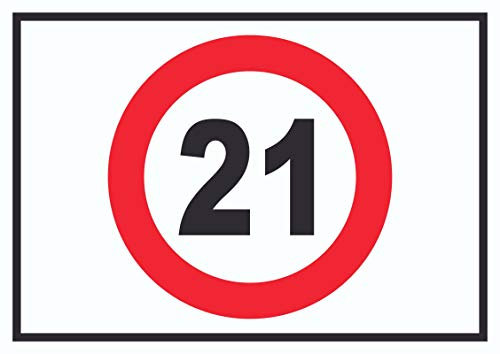 HB-Druck Zutritt ab 21 Jahre Symbol Schild A2 (420x594mm)