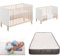 COOL · DREAMS Cuna colecho Convertible en Cama Umami. Incluye colchon Morfeo, Kit colecho, barandillas de Seguridad y 4 Ruedas CoolDreams