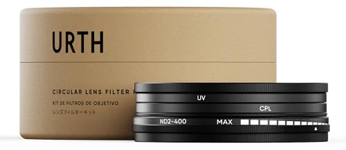Urth - Kit de filtres pour Objectif 82 mm : UV, Circulaire polarisant (CPL) et Variable ND2-400