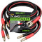 GearIT Cavo per altoparlanti da 14 AWG con spine a banana (2 pezzi, 6.6 piedi,2 metri) calibro 14Ga filo banana per audio surround bi-Amp bi-Amp HiFi – 99.9% rame OFC, punte placcate oro – nero, 6 ft