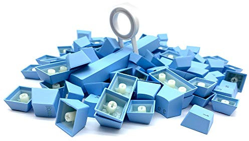 104 Touches compatibles avec Les commutateurs MX Doubleshot Support Éclairage LED ABS Touches Profil OEM pour Clavier mécanique de Jeu DIY