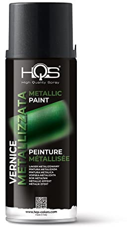HQS Bombe aérosol de peinture Metallisé, Noir